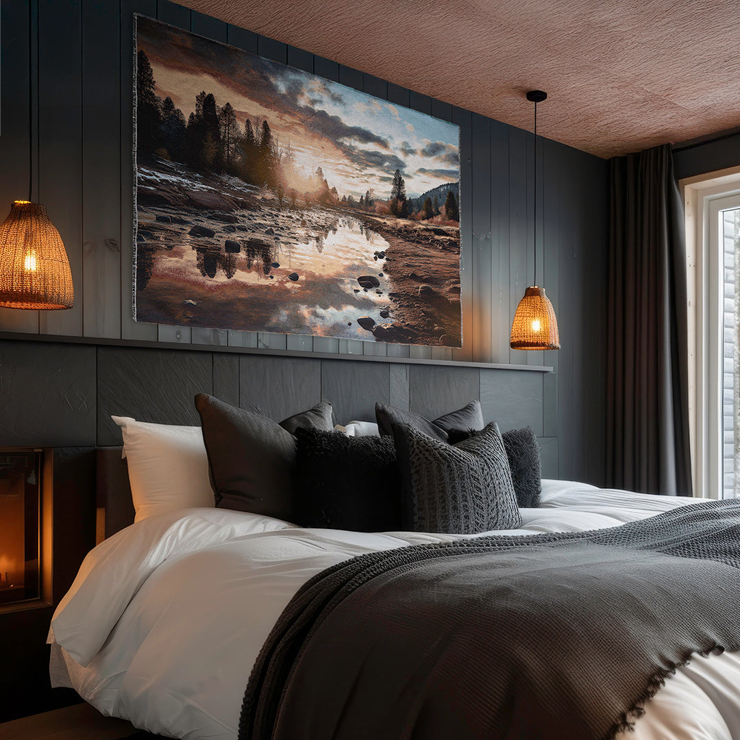 Woven Wall Tapestry with Custom Photo