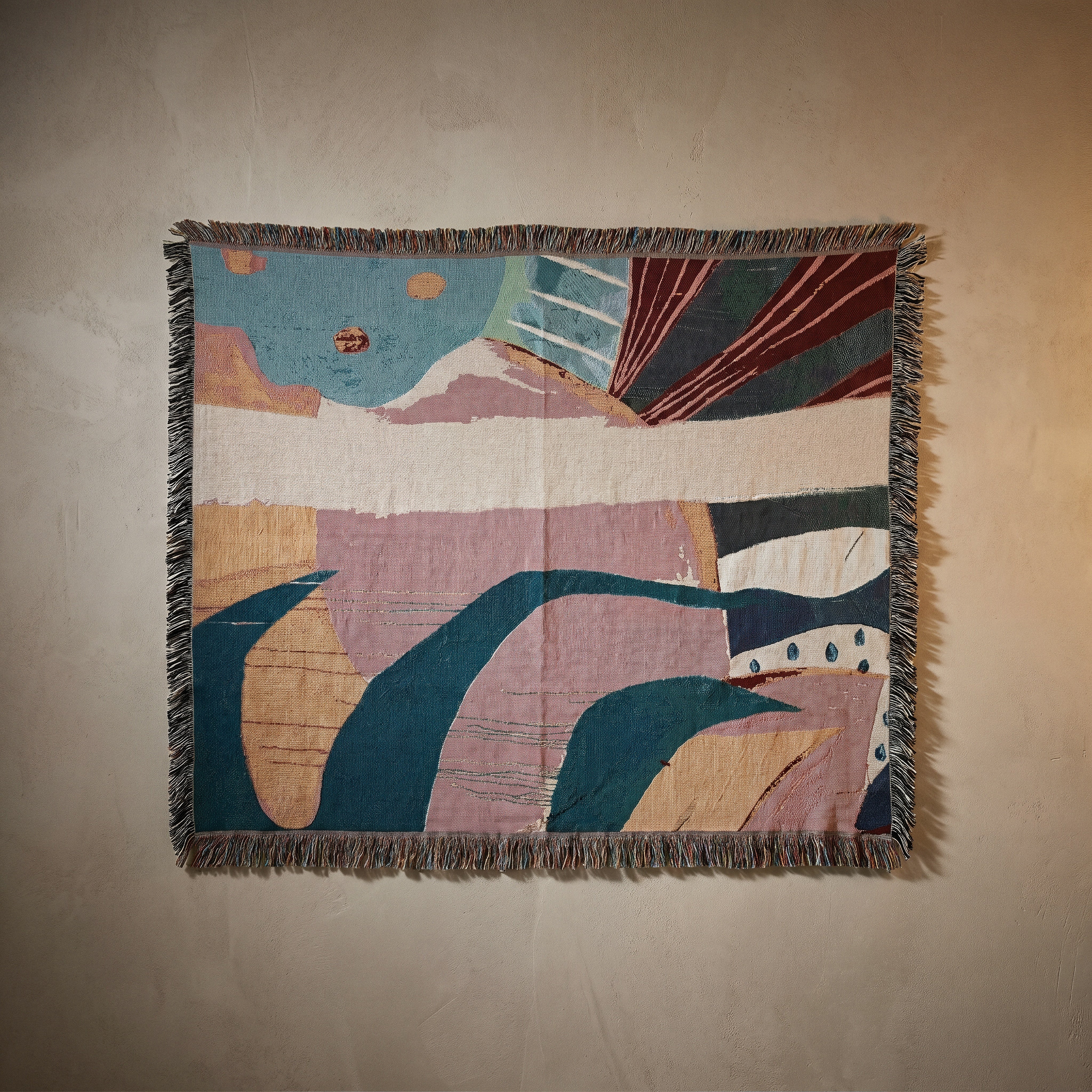Woven Wall Tapestry with Custom Artwork