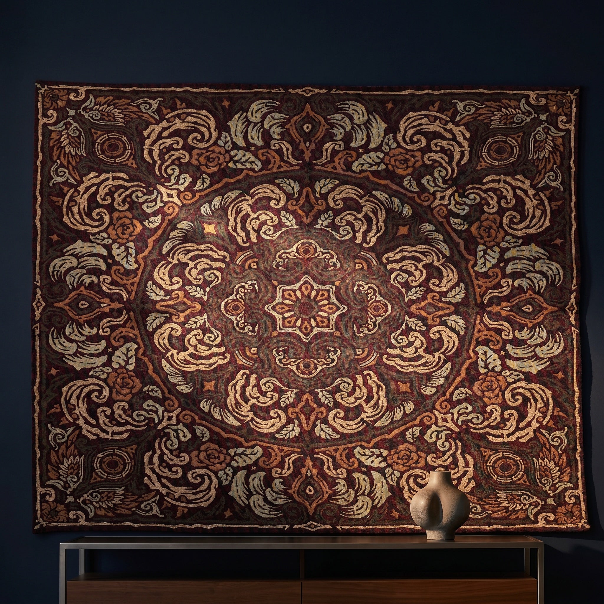 Woven Wall Tapestry with Custom Artwork
