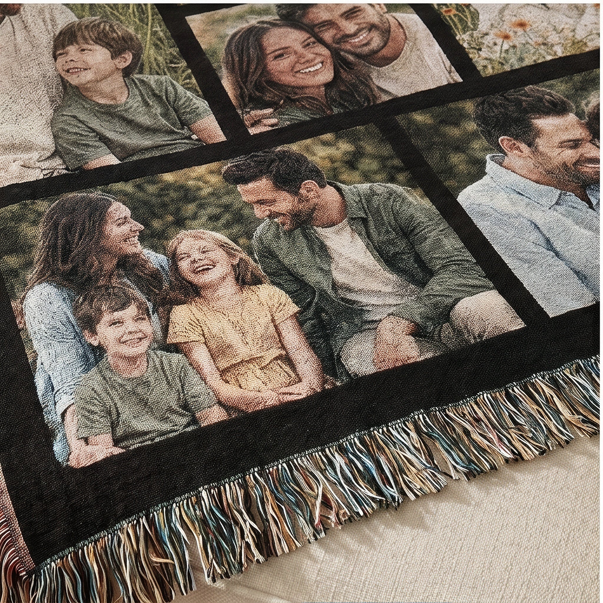Custom Woven Throw Blanket (Photo)
